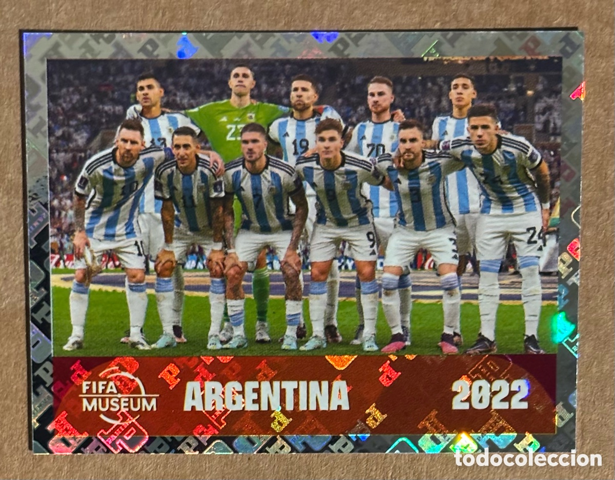 Cromos de f&uacute;tbol: ARGENTINA CAMPEONA QATAR 2022. CROMO PANINI FIFA WORLD CUP 2026. #FWC19.
