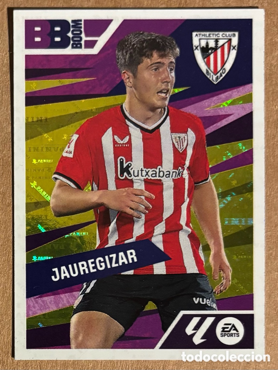 Cromos de f&uacute;tbol: JAUREGIZAR (ATHLETIC CLUB). CROMO BB BOOM PANINI LA LIGA 2024/25. #11 BIS.