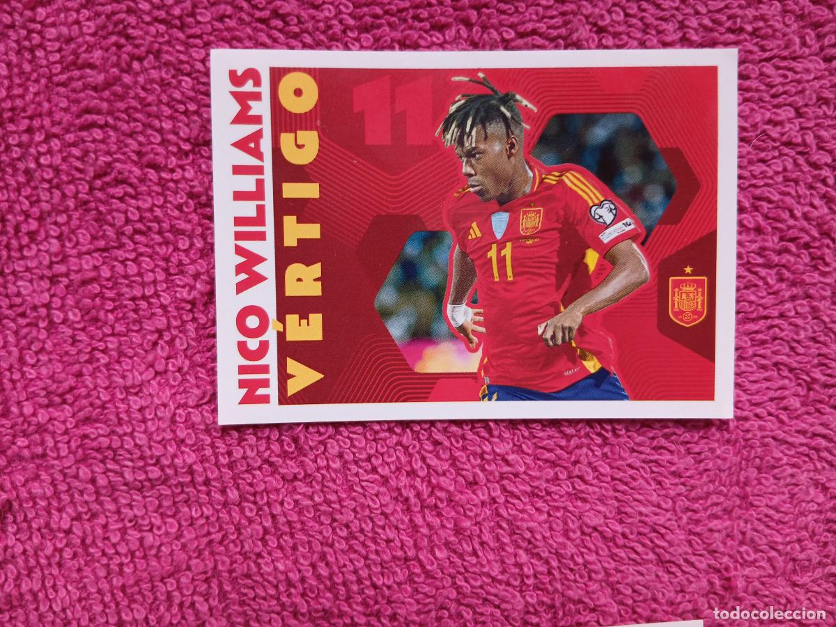 Cromos de f&uacute;tbol: espa&ntilde;a 2026 72 nico williams selecci&oacute;n espa&ntilde;ola panini carrefour family (A)