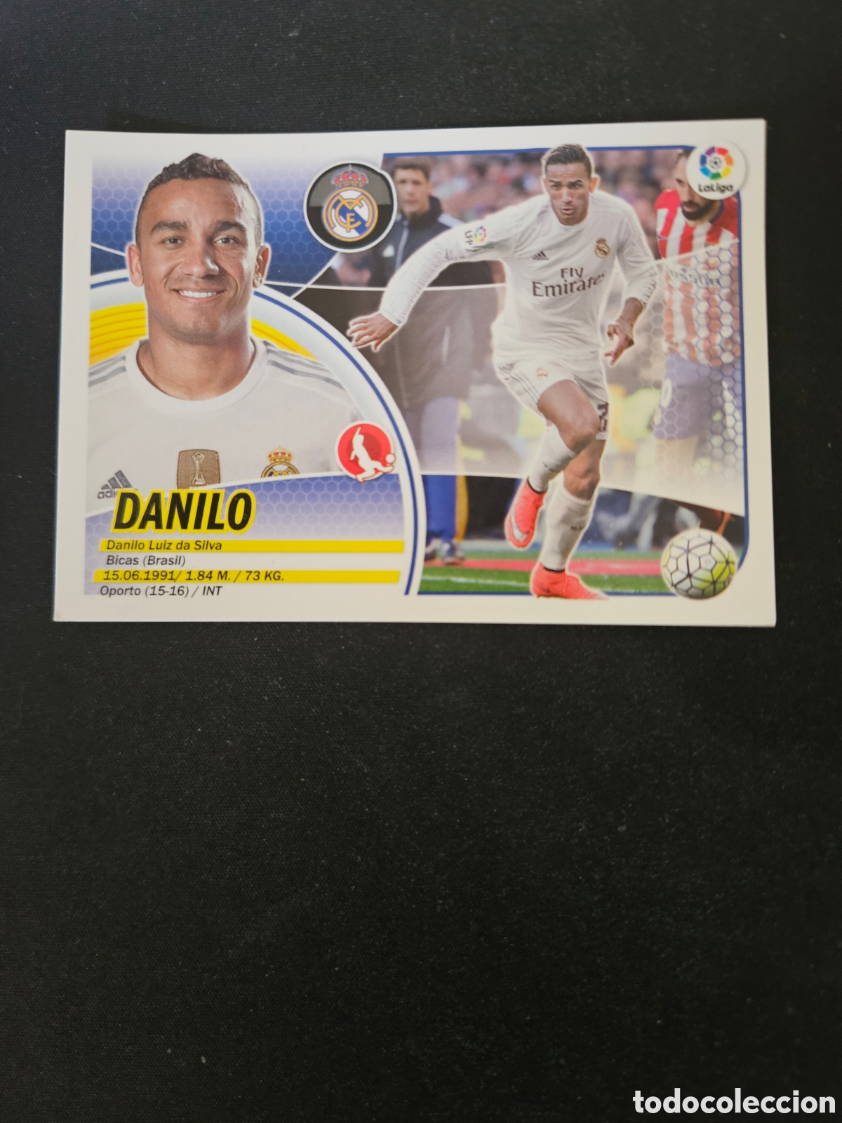 Cromos de f&uacute;tbol: DANILO N&ordm; 3B REAL MADRID &ndash; LIGA ESTE 2016-17 PANINI 1/6