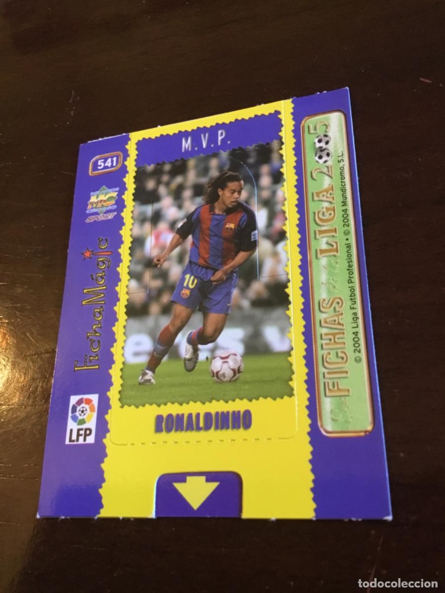 Cromos de f&uacute;tbol: #541 Ronaldinho FICHAS MAGIC - REAL MADRID 2005 LAS FICHAS DE LA LIGA 05 MUNDICROMO