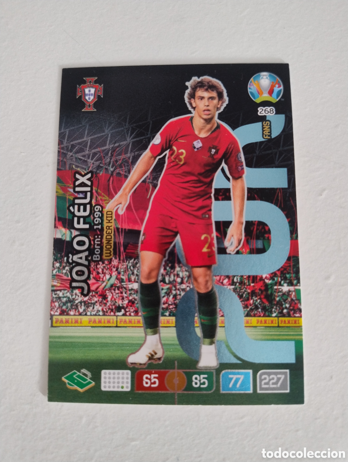 Cromos de f&uacute;tbol: 268 - Joao Felix - Atl&eacute;tico de Madrid - Adrenalyn XL Euro 2020 Wonder Kid