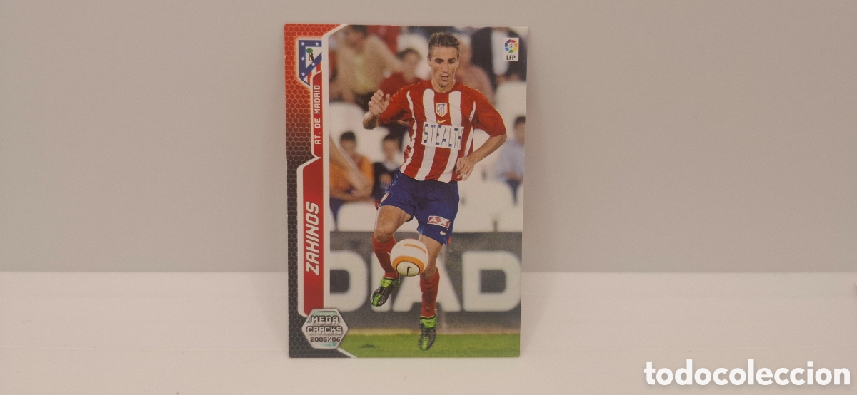 Cromos de f&uacute;tbol: 48 BIS ZAHINOS, ATL&Eacute;TICO MADRID PANINI MEGACRACKS 2005-2006 MGK LIGA 05-06