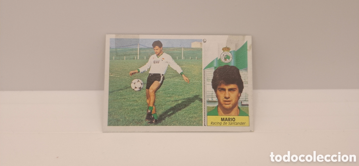 Cromos de f&uacute;tbol: LIGA ESTE 1986 1987 86 87 EDICIONES ESTE MARIO RACING SANTANDER MARCAS CELO ESQUINAS SUPERIORES