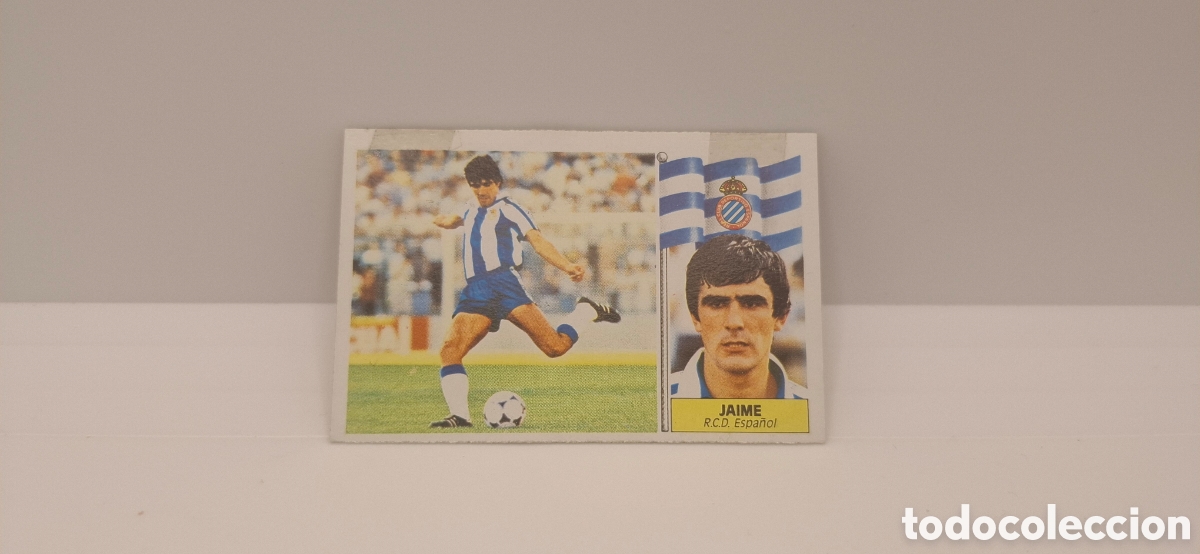 Cromos de f&uacute;tbol: LIGA ESTE 1986 1987 86 87 EDICIONES ESTE JAIME ESPA&Ntilde;OL MARCAS CELO ESQUINAS SUPERIORES