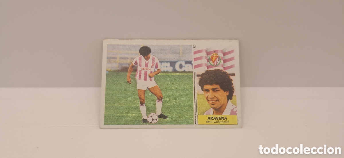 Cromos de f&uacute;tbol: LIGA ESTE 1986 1987 86 87 EDICIONES ESTE ARAVENA VALLADOLID DESPEGADO LEVE