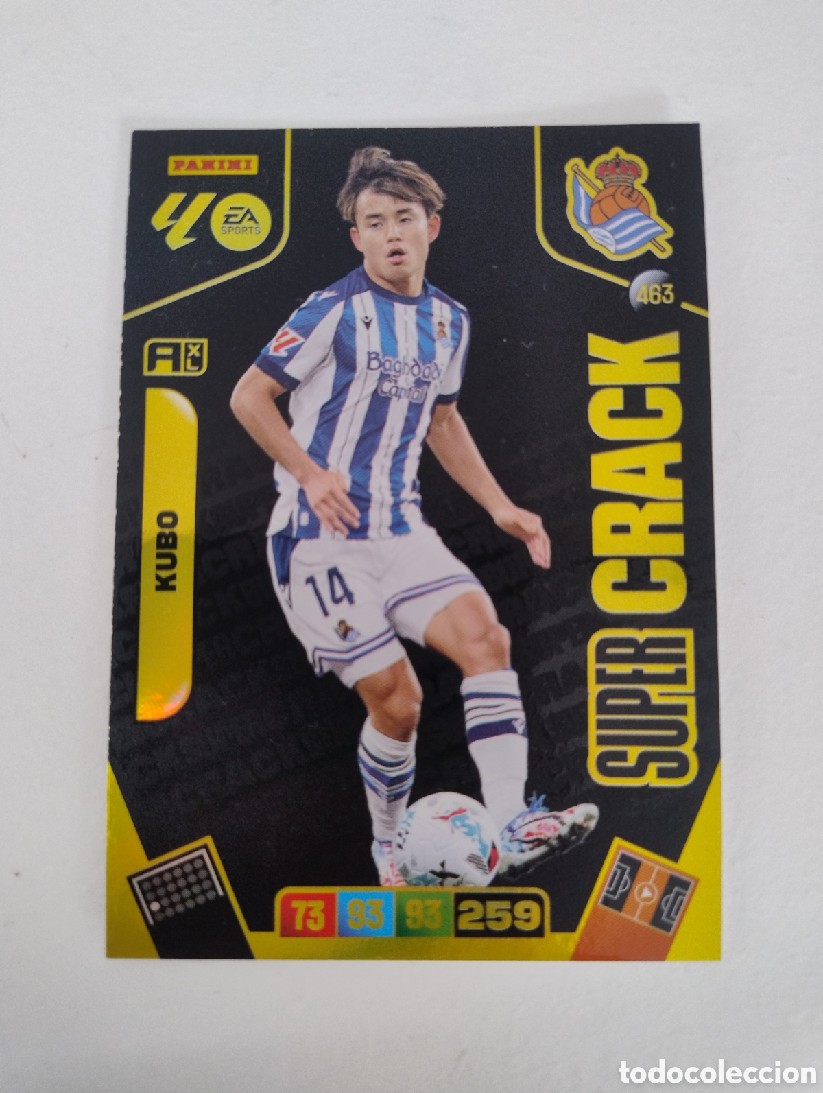 Cromos de f&uacute;tbol: 463 - Kubo - Real Sociedad - Adrenalyn XL Liga 2025 - 2026 Super Crack