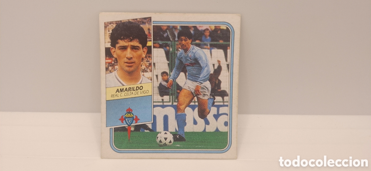Cromos de f&uacute;tbol: AMARILDO CELTA DE VIGO EDICIONES ESTE 1989 1990 89 90 SIN PEGAR