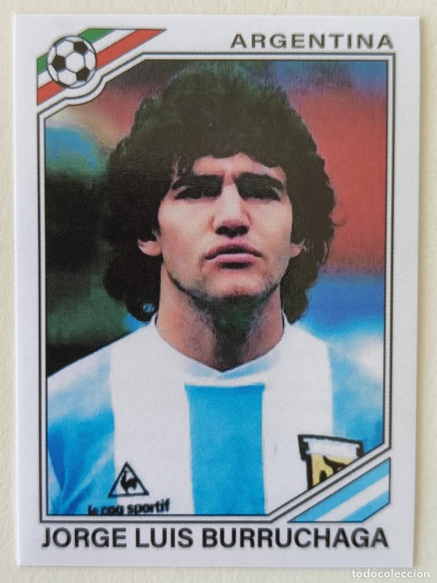 Cromos de f&uacute;tbol: #85 JORGE LUIS BURRUCHAGA (ARGENTINA) MUNDIAL MEXICO 86 PANINI