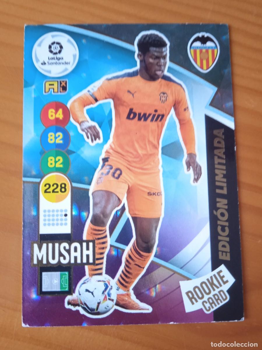 Figurine di Calcio: MUSAH ROOKIE (VALENCIA) EDICION LIMITADA - ADRENALYN 2020 2021 20 21 CROMO PANINI
