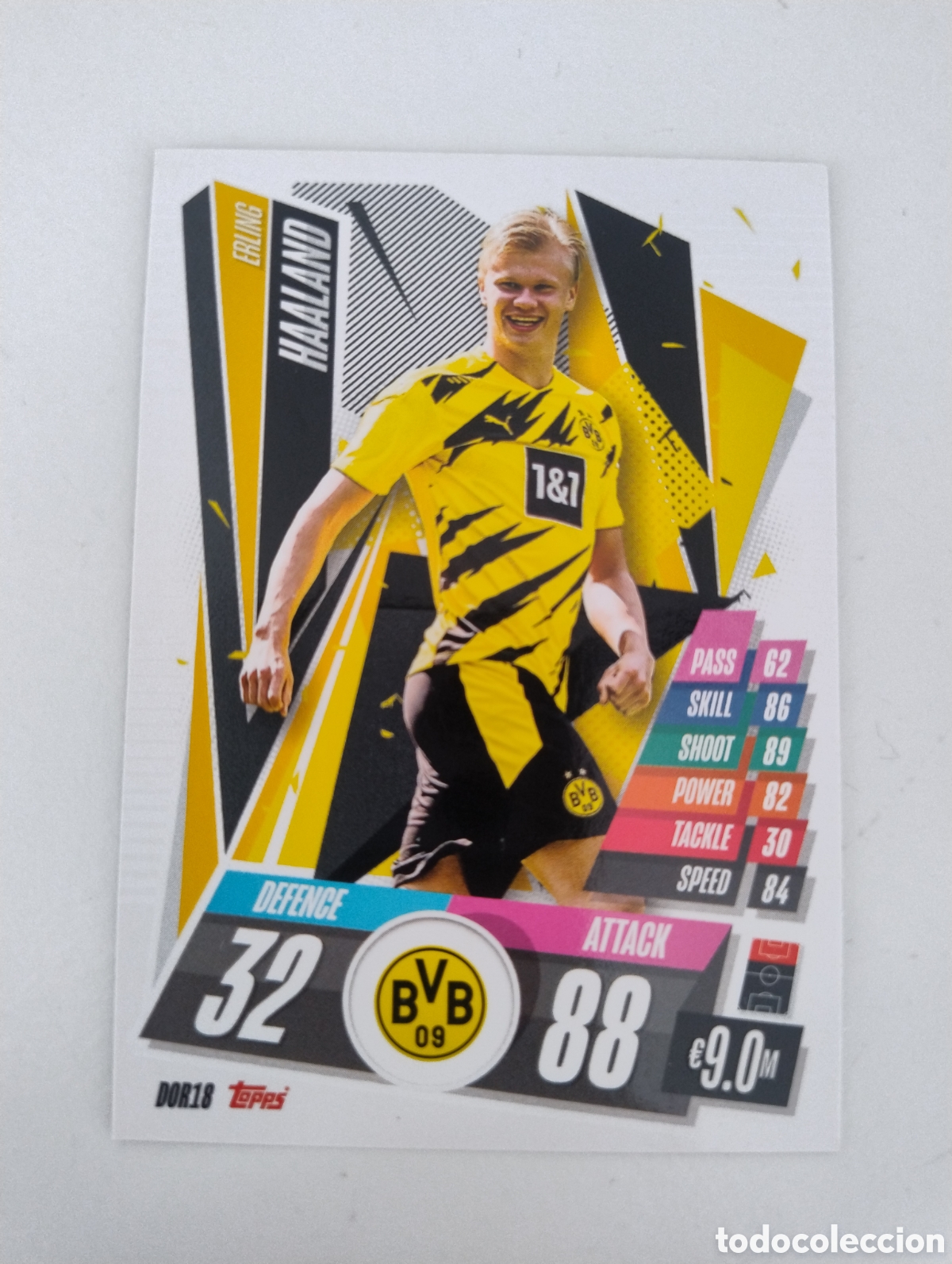 Cromos de f&uacute;tbol: DOR 18 - Haaland - Borussia Dortmund - Topps Match Attax 2020 - 2021