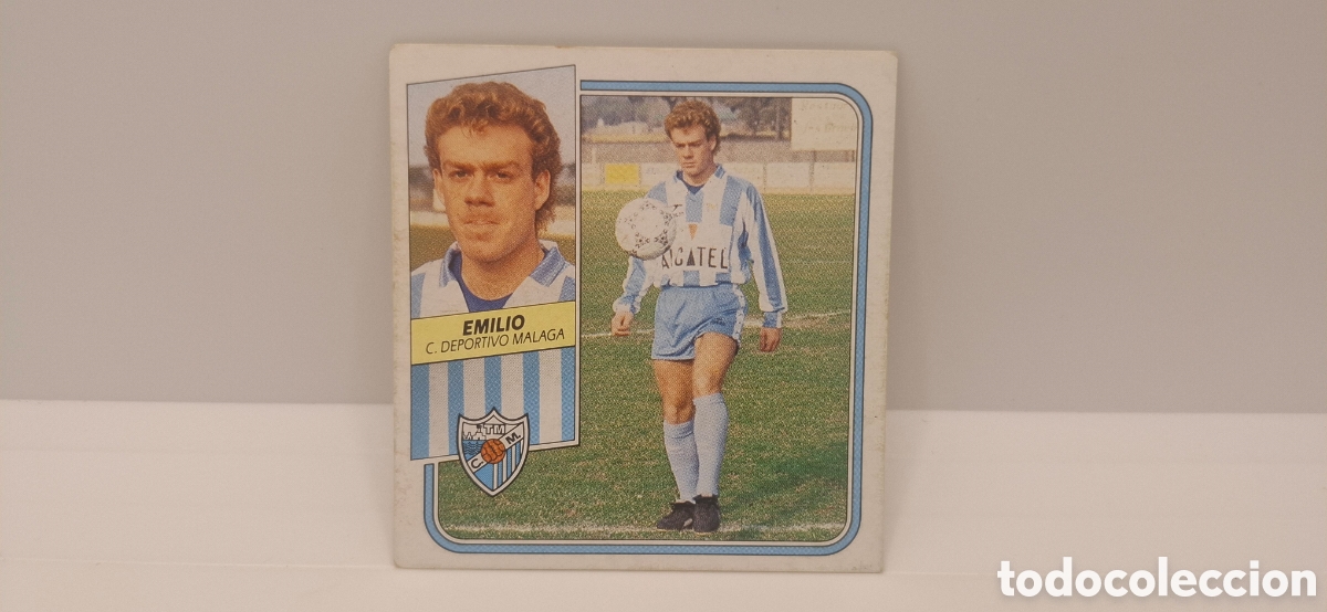 Cromos de f&uacute;tbol: EMILIO MALAGA EDICIONES ESTE 1989 1990 89 90 SIN PEGAR