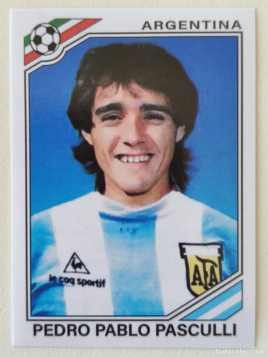 Cromos de f&uacute;tbol: #87 PEDRO PABLO PASCULLI (ARGENTINA) MUNDIAL MEXICO 86 PANINI