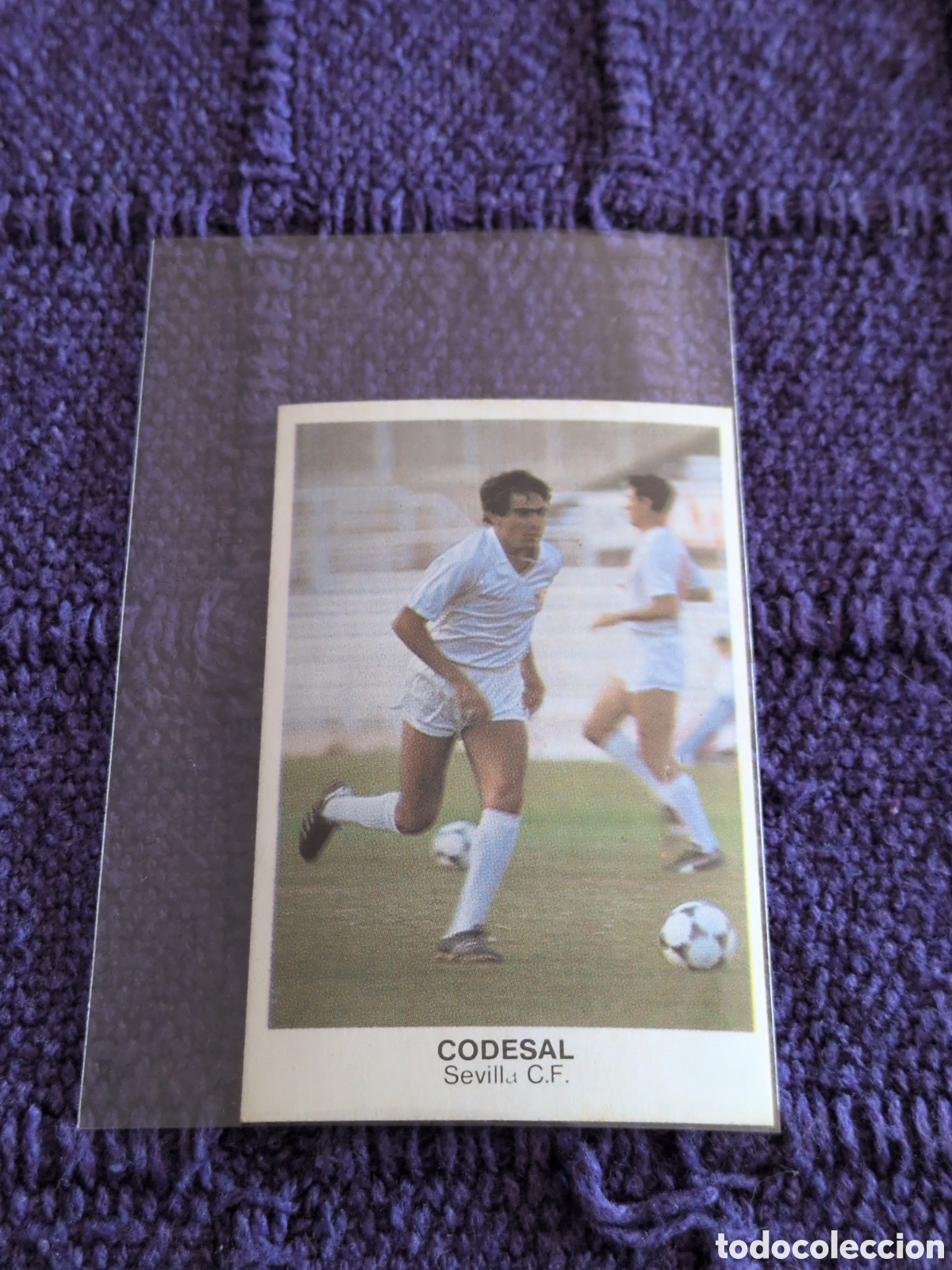 Figurine di Calcio: F&Uacute;TBOL 84 85 CROMOS CANO - FICHAJE 21 CODESAL - SEVILLA FC ( NUNCA PEGADO ). NUEVO
