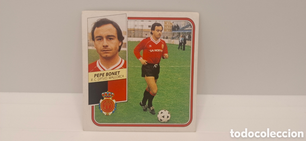 Cromos de f&uacute;tbol: PEPE BONET MALLORCA EDICIONES ESTE 1989 1990 89 90 SIN PEGAR