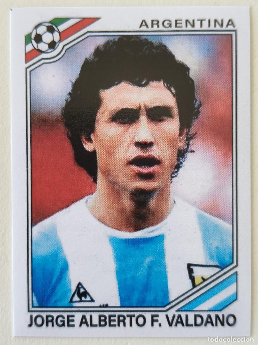 Cromos de f&uacute;tbol: #88 JORGE ALBERTO VALDANO (ARGENTINA) MUNDIAL MEXICO 86 PANINI