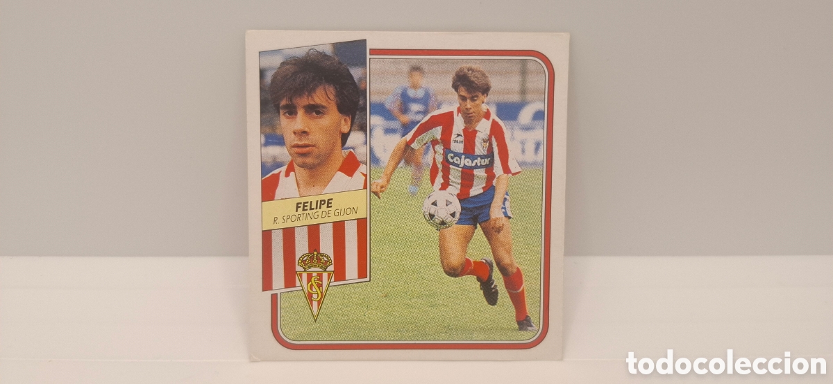 Cromos de f&uacute;tbol: FELIPE SPORTING DE GIJON EDICIONES ESTE 1989 1990 89 90 SIN PEGAR