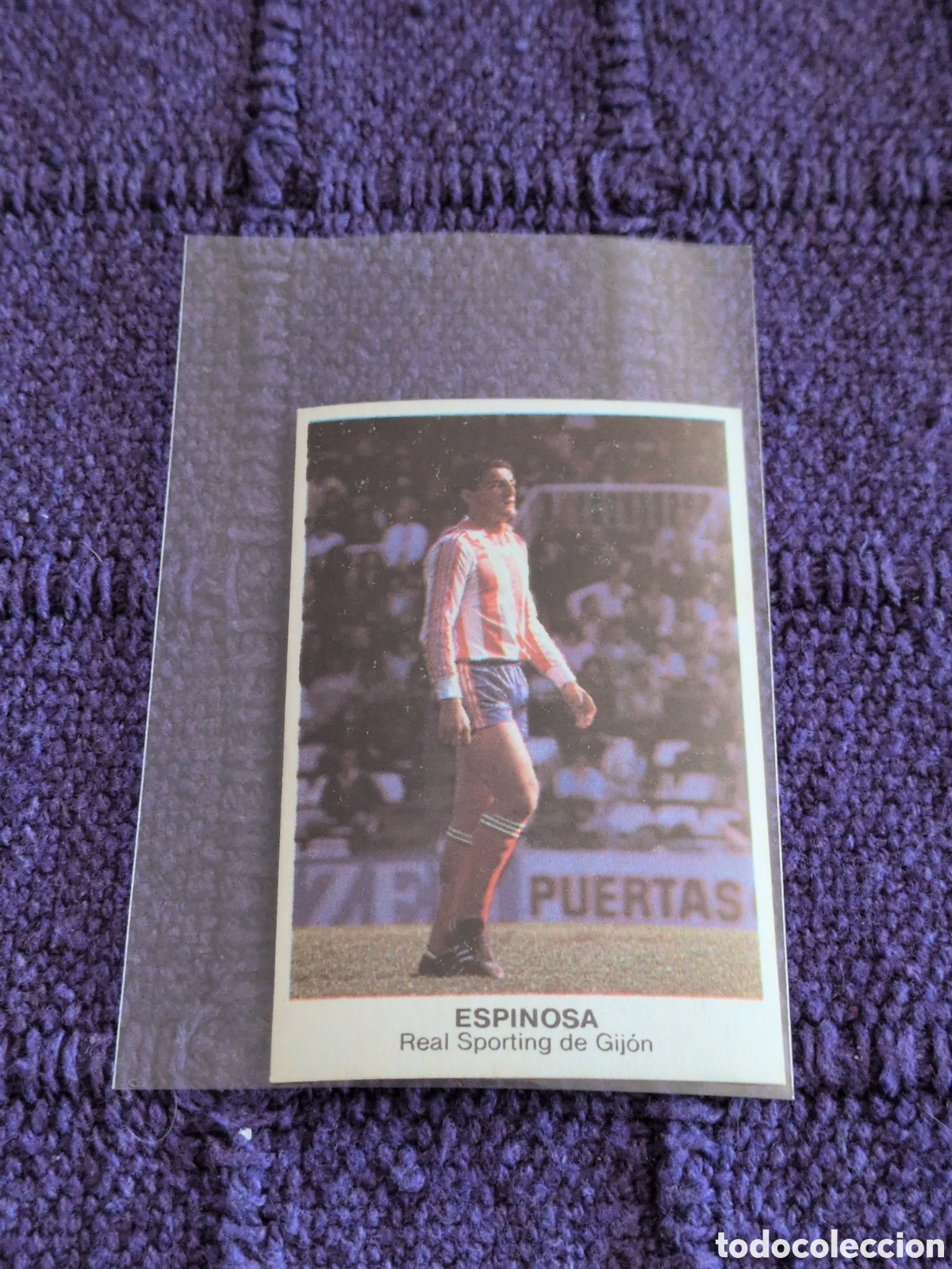 Cromos de f&uacute;tbol: ESPINOSA SPORTING GIJON CANO 1983 1984 CROMO FUTBOL 83 84 LIGA - NUNCA PEGADO. NUEVO