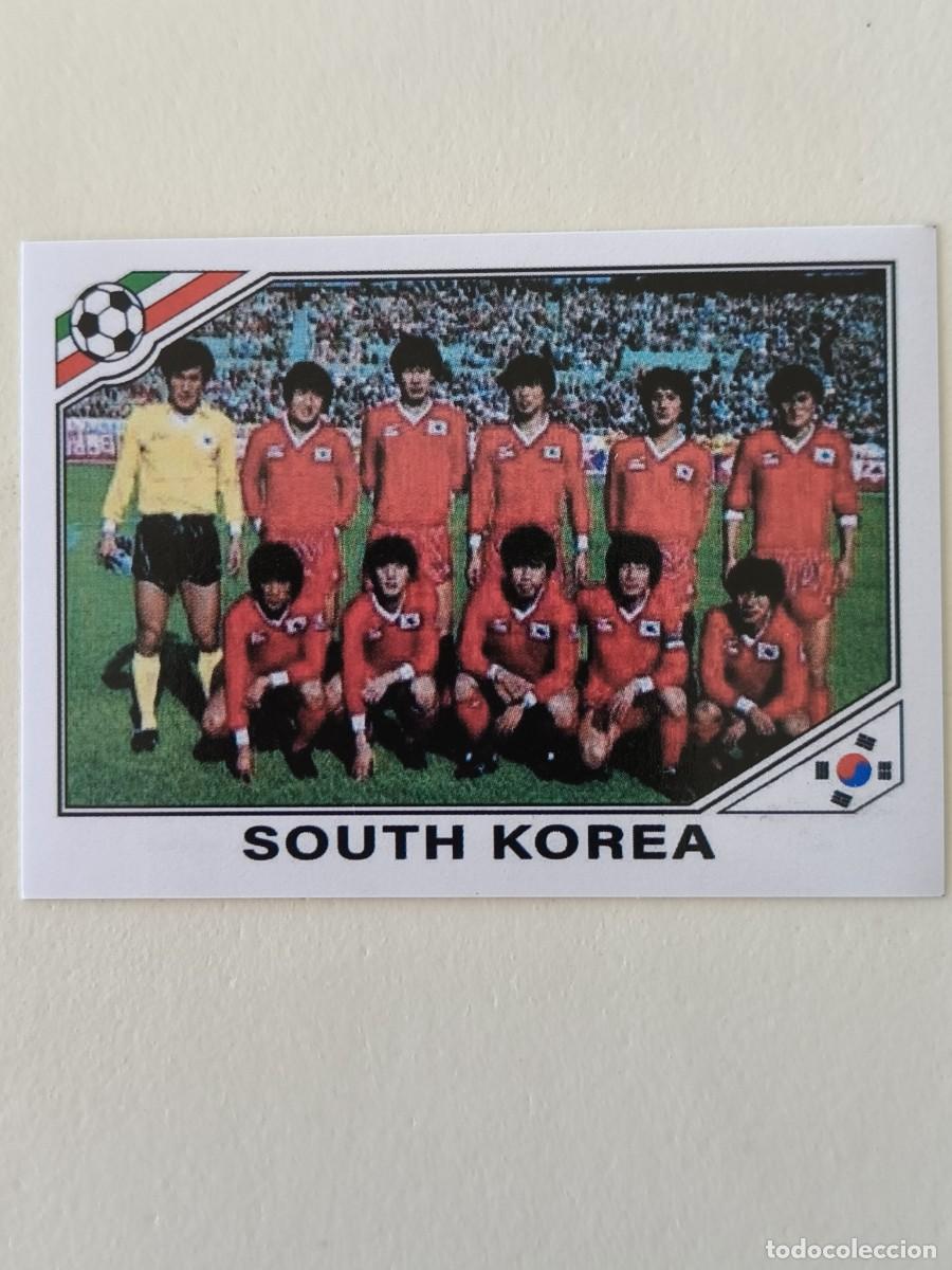 Cromos de f&uacute;tbol: #91 ALINEACION (COREA DEL SUR) MUNDIAL MEXICO 86 PANINI