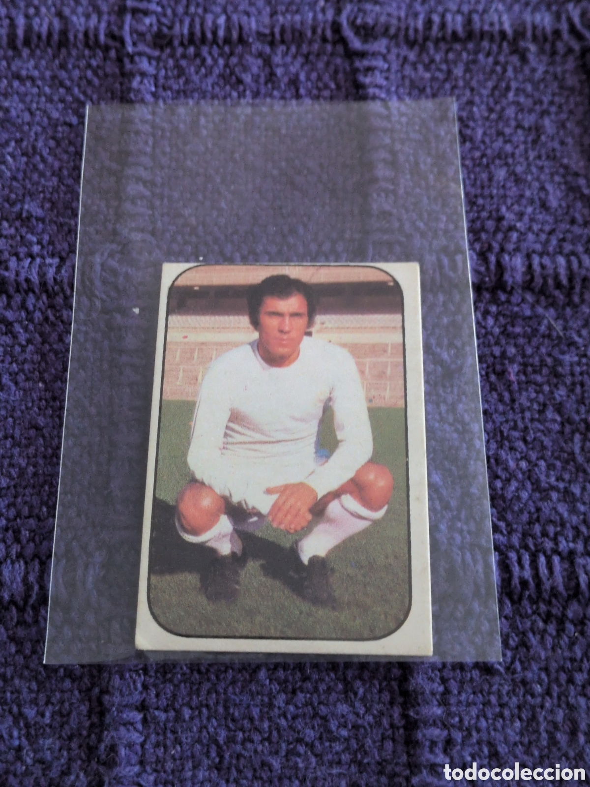 Fu&szlig;ball-Sticker: AMANCIO REAL MADRID BAJA LIGA ESTE 1976/77 76 77 NUNCA PEGADO SIN PEGAR