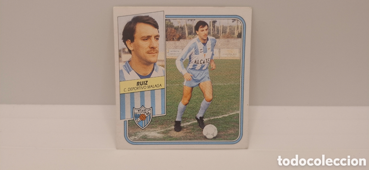 Cromos de f&uacute;tbol: RUIZ MALAGA EDICIONES ESTE 1989 1990 89 90 SIN PEGAR