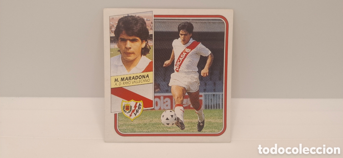 Cromos de f&uacute;tbol: H. MARADONA RAYO VALLECANO EDICIONES ESTE 1989 1990 89 90 SIN PEGAR