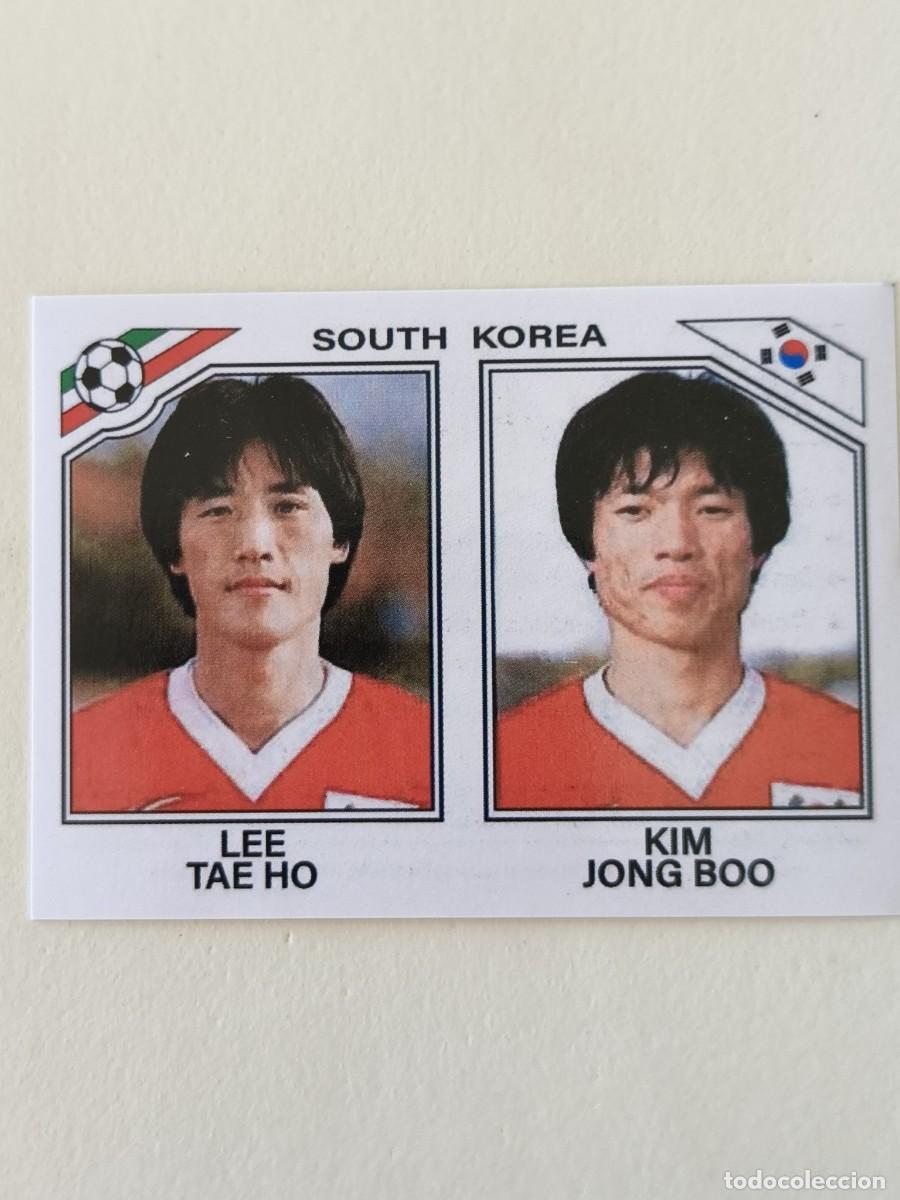 Cromos de f&uacute;tbol: #95 LEE TAE HO-KIM JONG BOO (COREA DEL SUR) MUNDIAL MEXICO 86 PANINI