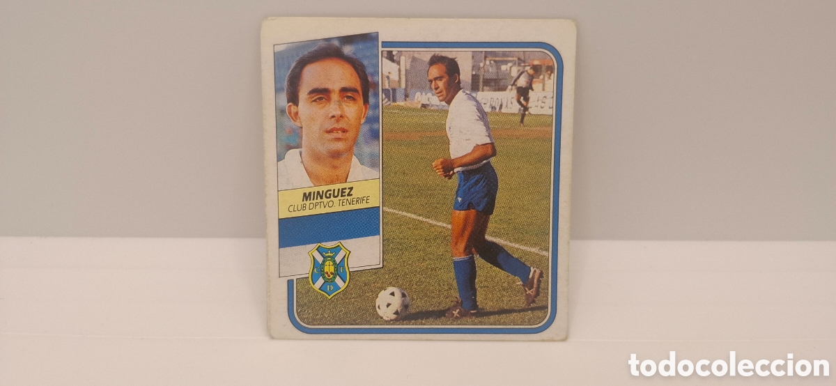 Cromos de f&uacute;tbol: MINGUEZ TENERIFE EDICIONES ESTE 1989 1990 89 90 SIN PEGAR