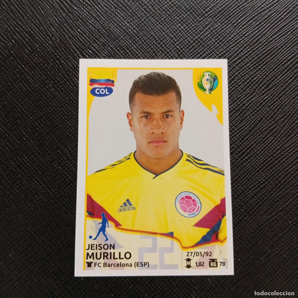Cromos de f&uacute;tbol: 155 MURILLO COLOMBIA PANINI COPA AMERICA BRASIL 2019 CROMO FUTBOL 19 - SIN PEGAR