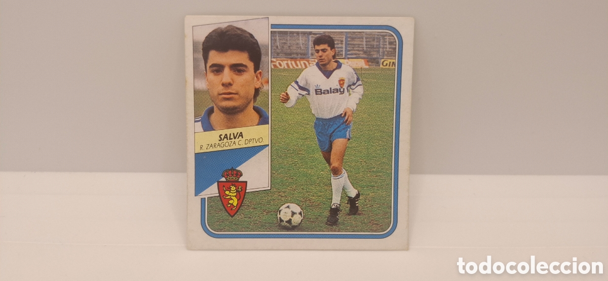 Cromos de f&uacute;tbol: SALVA ZARAGOZA EDICIONES ESTE 1989 1990 89 90 SIN PEGAR