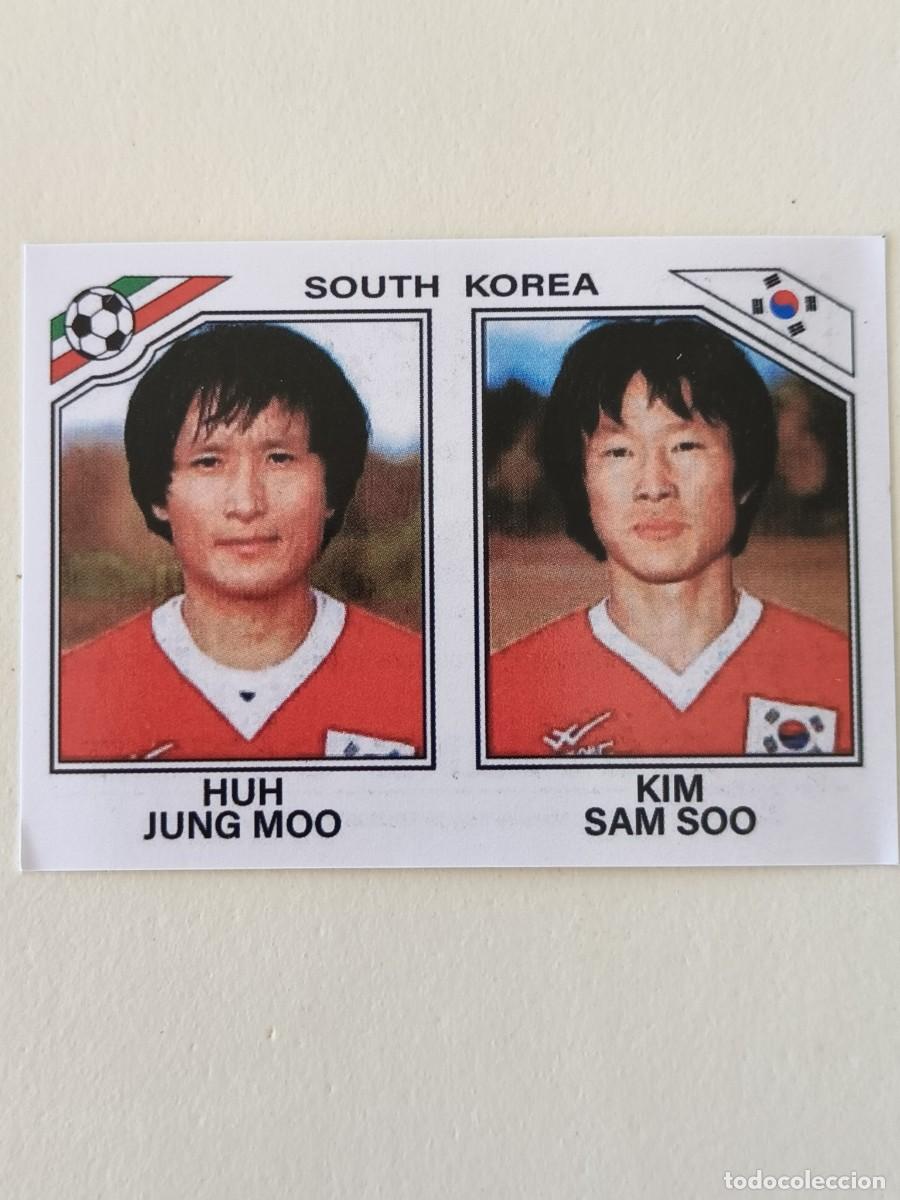 Cromos de f&uacute;tbol: #97 HUH JUNG MOO-KIM SAM SOO (COREA DEL SUR) MUNDIAL MEXICO 86 PANINI