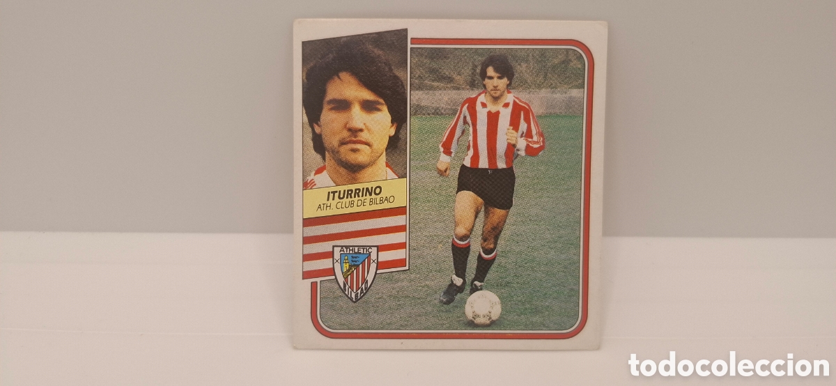 Fu&szlig;ball-Sticker: ITURRINO ATHLETIC DE BILBAO EDICIONES ESTE 1989 1990 89 90 SIN PEGAR