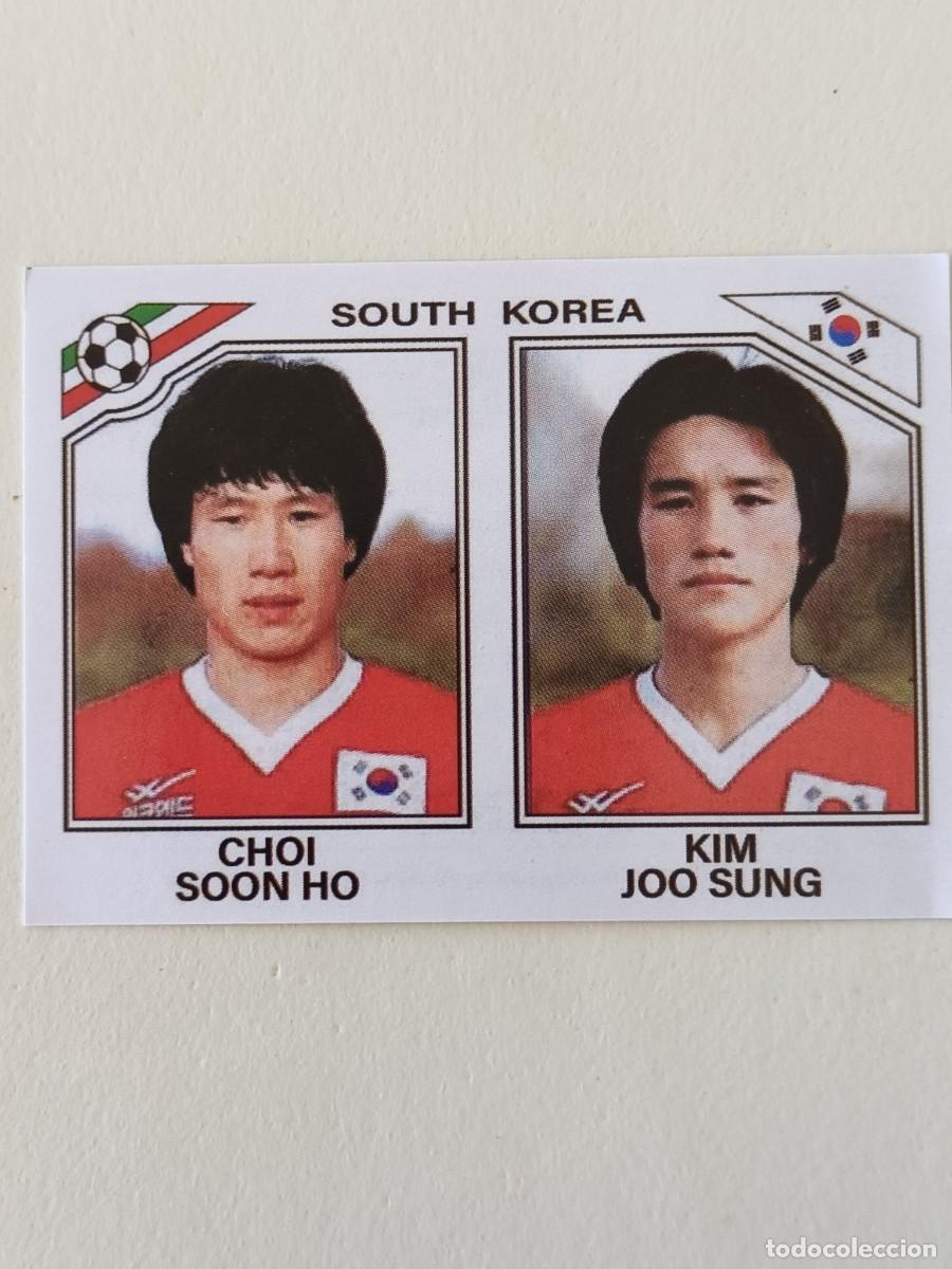 Cromos de f&uacute;tbol: #98 CHOI SOON HO-KIM JOO SUNG (COREA DEL SUR) MUNDIAL MEXICO 86 PANINI
