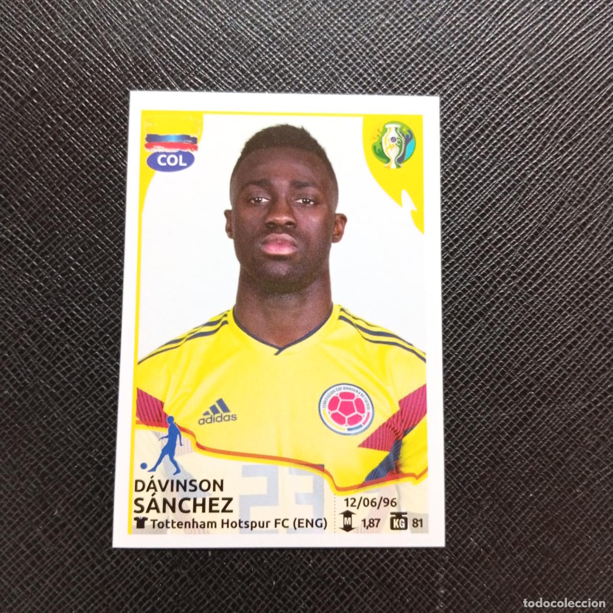 Fu&szlig;ball-Sticker: 156 DAVISON SANCHEZ COLOMBIA PANINI COPA AMERICA BRASIL 2019 CROMO FUTBOL 19 - SIN PEGAR