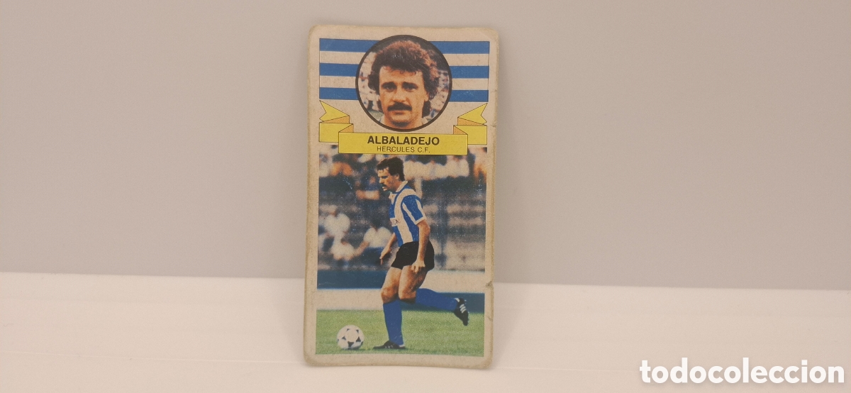 Cromos de f&uacute;tbol: ALBADALEJO HERCULES EDICIONES ESTE 1985 1986 85 86 SIN PEGAR