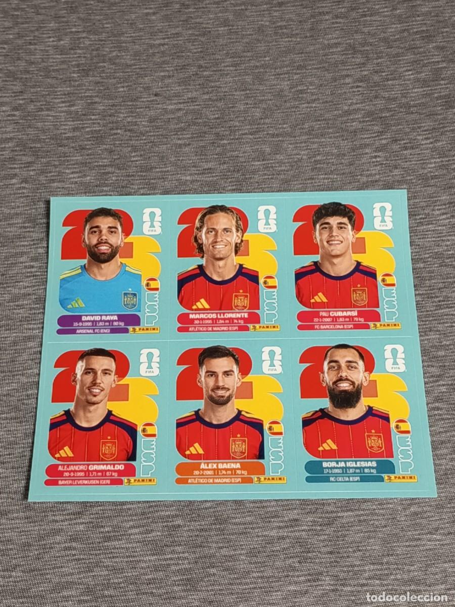 Cromos de f&uacute;tbol: JUGON N&deg;231 LAMINA AMPLIACION MUNDIAL 2026 6.JUGADORES SELECCI&Oacute;N ESPA&Ntilde;OLA NUEVO