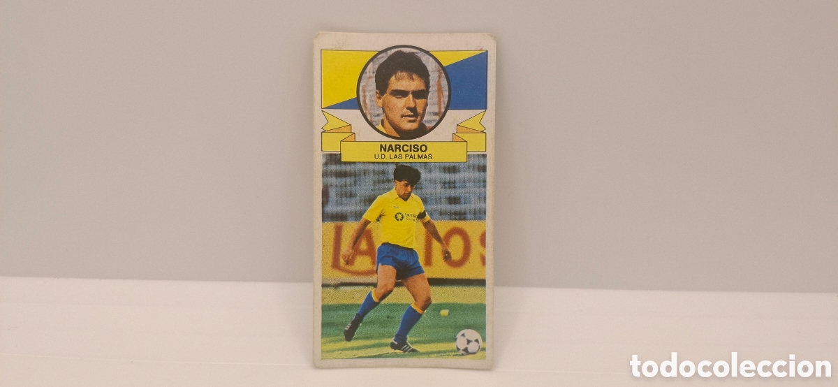 Cromos de f&uacute;tbol: NARCISO LAS PALMAS EDICIONES ESTE 1985 1986 85 86 SIN PEGAR
