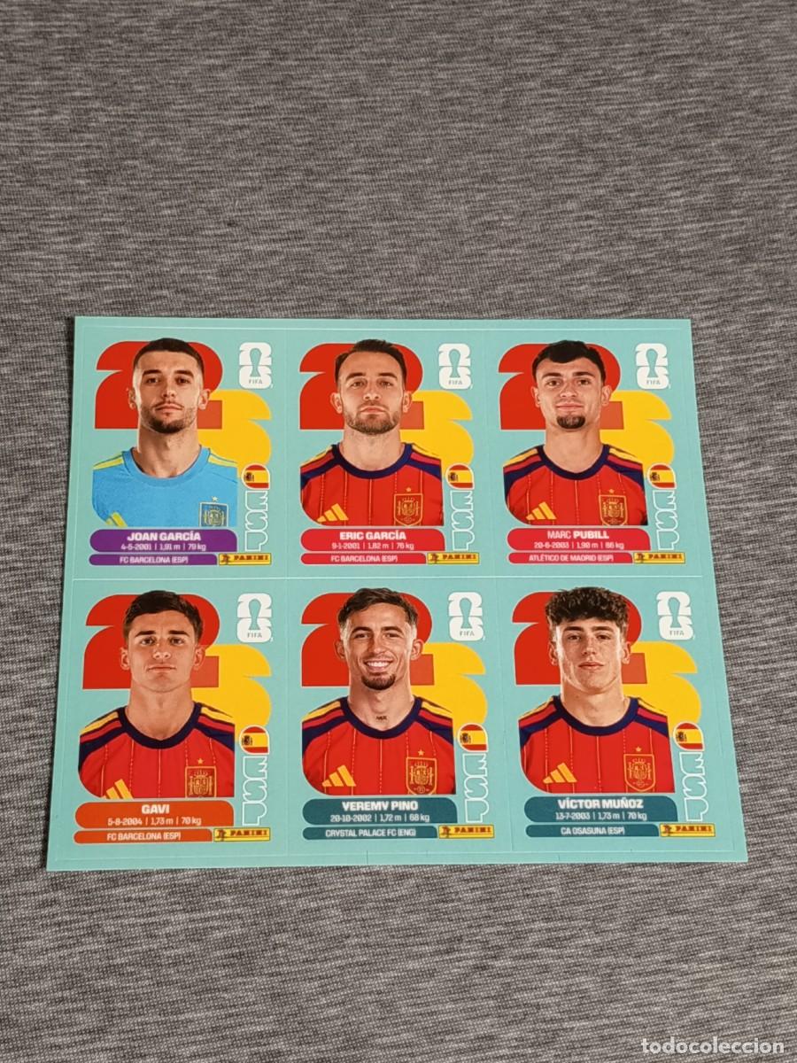 Cromos de f&uacute;tbol: JUGON N&deg;232 LAMINA AMPLIACION MUNDIAL 2026 6.JUGADORES SELECCI&Oacute;N ESPA&Ntilde;OLA NUEVO