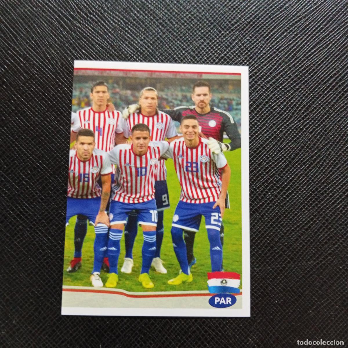 Cromos de f&uacute;tbol: 174 ALINEACION PARAGUAY PANINI COPA AMERICA BRASIL 2019 CROMO FUTBOL 19 - SIN PEGAR