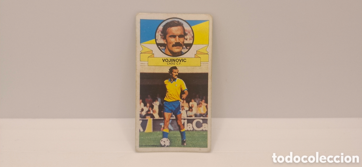 Cromos de f&uacute;tbol: VOJINOVIC CADIZ EDICIONES ESTE 1985 1986 85 86 SIN PEGAR