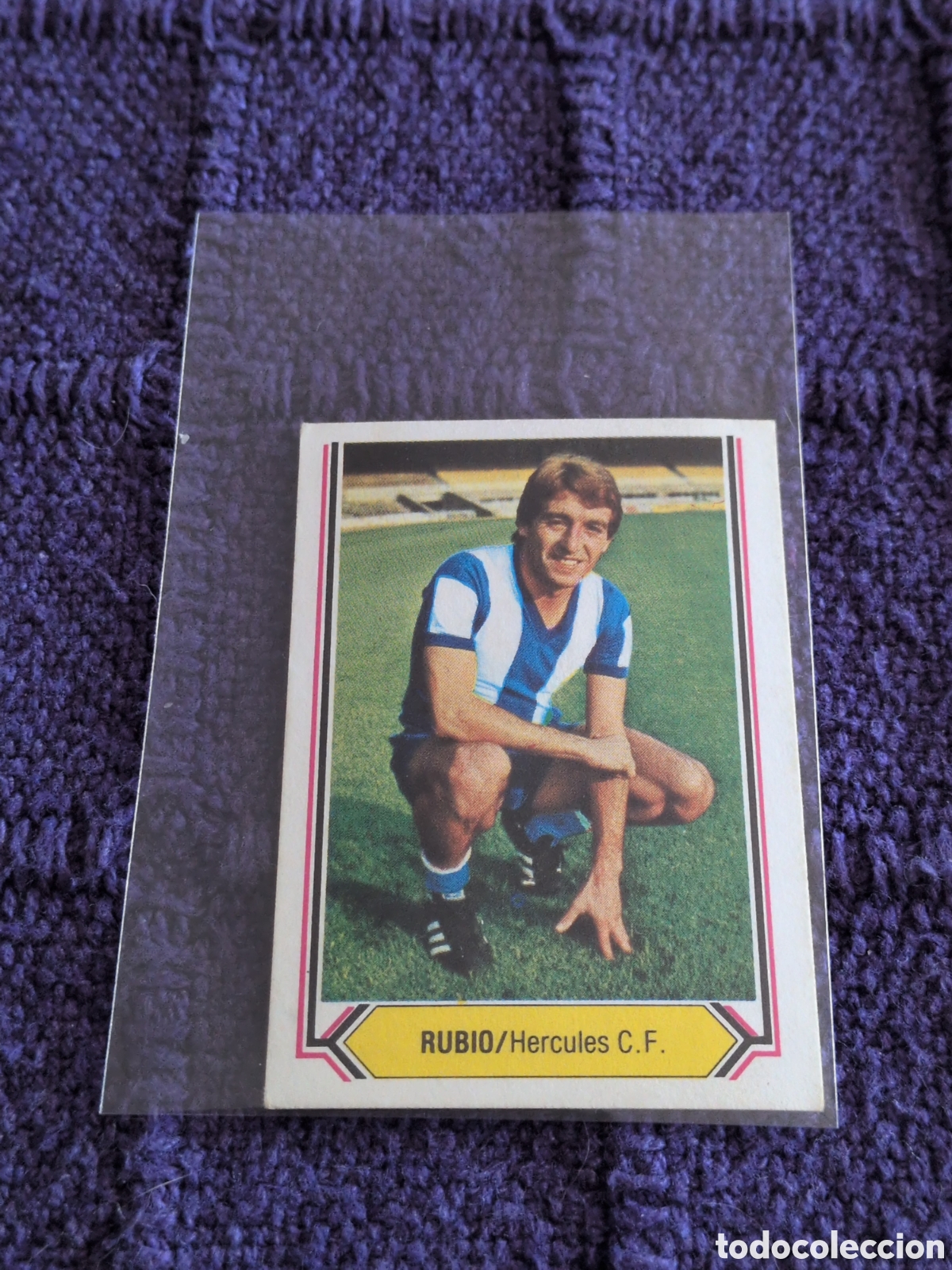 Cromos de Futebol: RUBIO HERCULES FICHAJE 16 LIGA ESTE 1980/81 80 81 NUNCA PEGADO SIN PEGAR. NUEVO