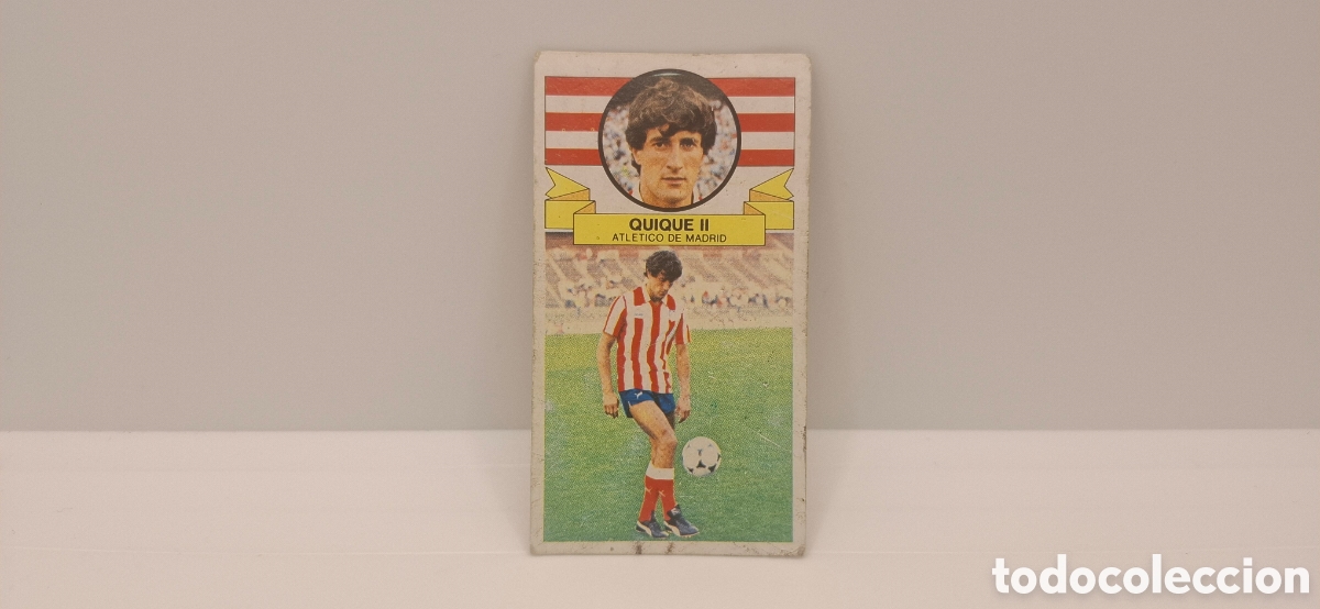 Football Stickers: QUIQUE II ATLETICO DE MADRID EDICIONES ESTE 1985 1986 85 86 SUCIO SOBADO