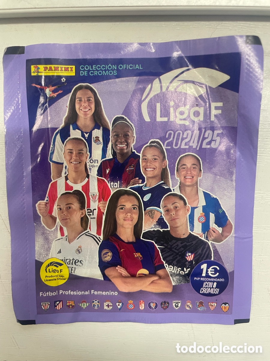 Football Stickers: Lote 10 sobres Liga Femenina 2024/25 Sin Abrir