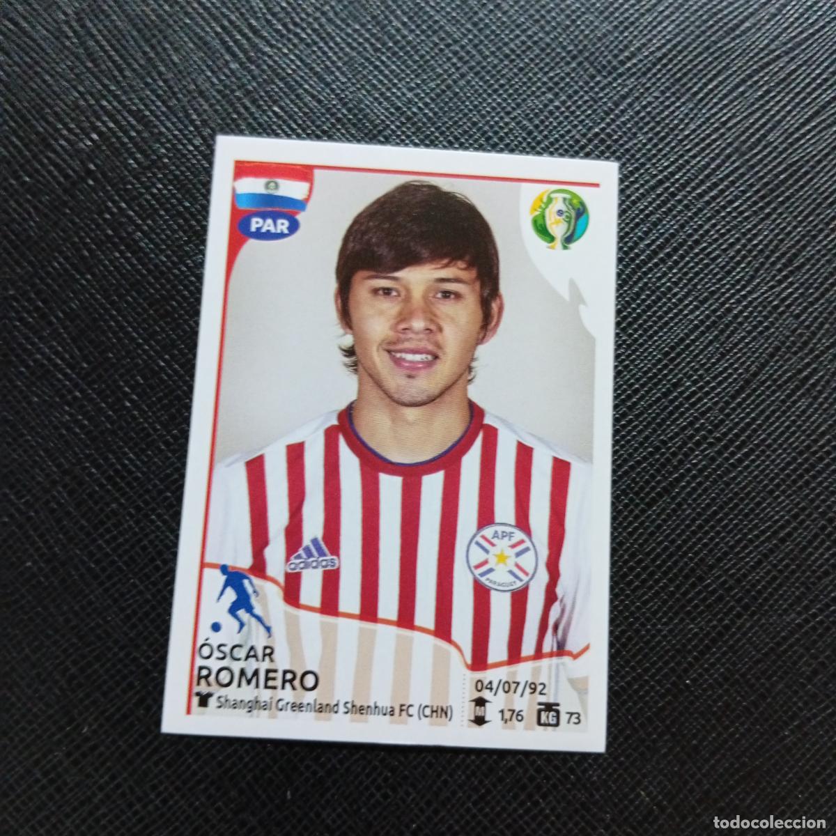 Fu&szlig;ball-Sticker: 185 ROMERO PARAGUAY PANINI COPA AMERICA BRASIL 2019 CROMO FUTBOL 19 - SIN PEGAR C
