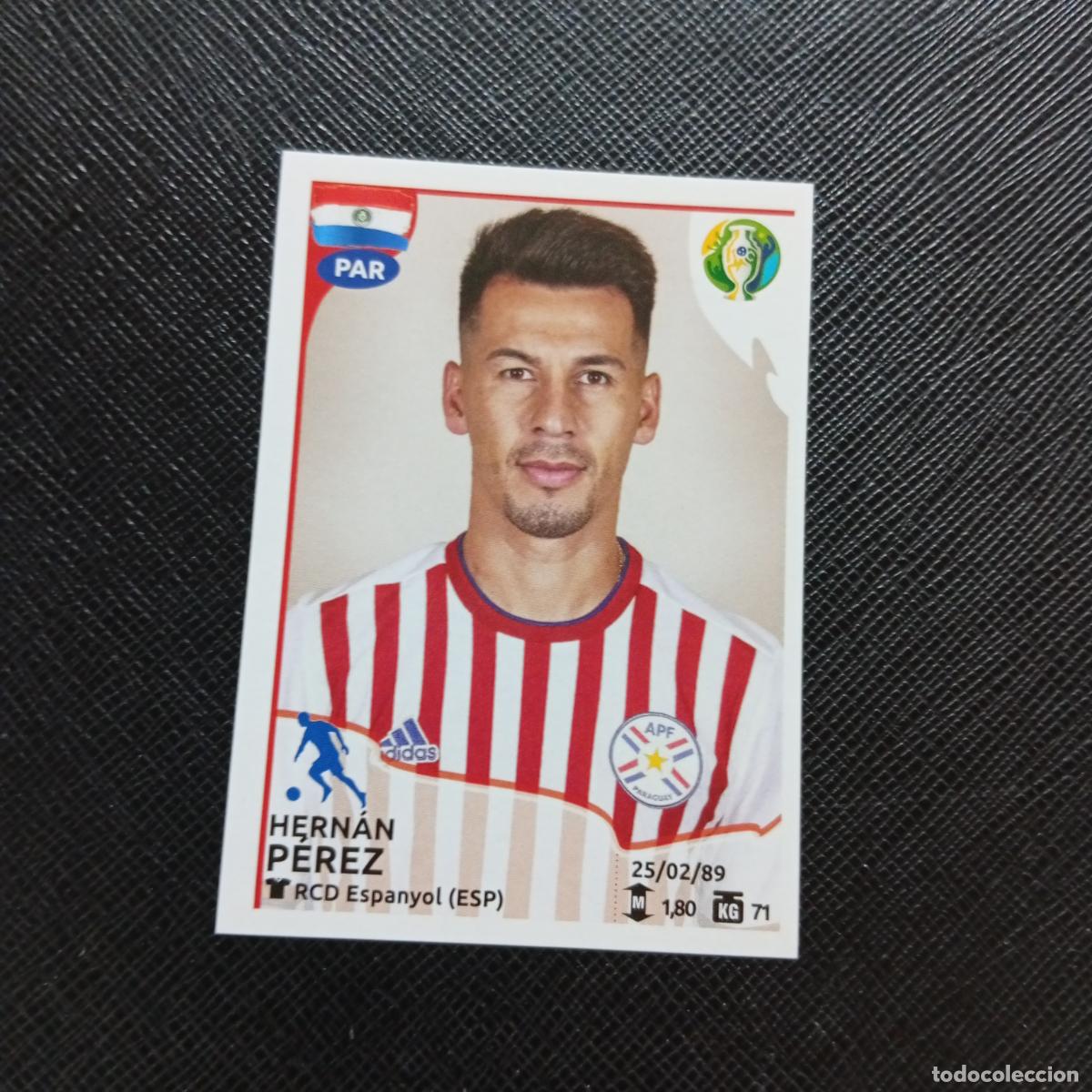 Cromos de f&uacute;tbol: 186 HERNAN PEREZ PARAGUAY PANINI COPA AMERICA BRASIL 2019 CROMO FUTBOL 19 - SIN PEGAR