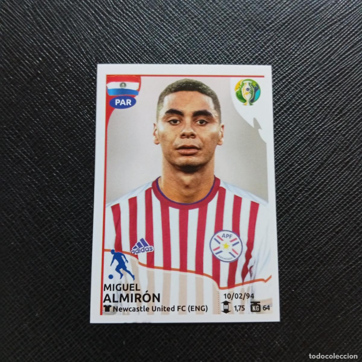Cartes &agrave; collectionner de Football: 188 ALMIRON PARAGUAY PANINI COPA AMERICA BRASIL 2019 CROMO FUTBOL 19 - SIN PEGAR
