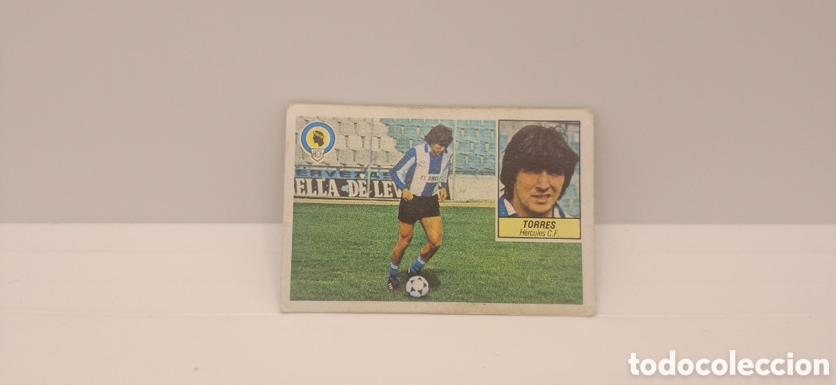 Cromos de f&uacute;tbol: TORRES HERCULES EDICIONES ESTE 1984 1985 84 85 SIN PEGAR
