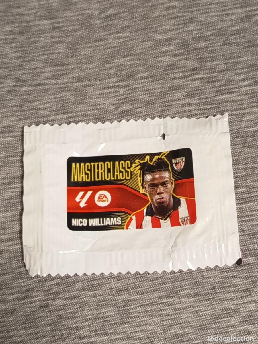 Cromos de f&uacute;tbol: Liga este 26 27 Panini chicle MASTERCLASS NICO WILLIAMS sin pegar