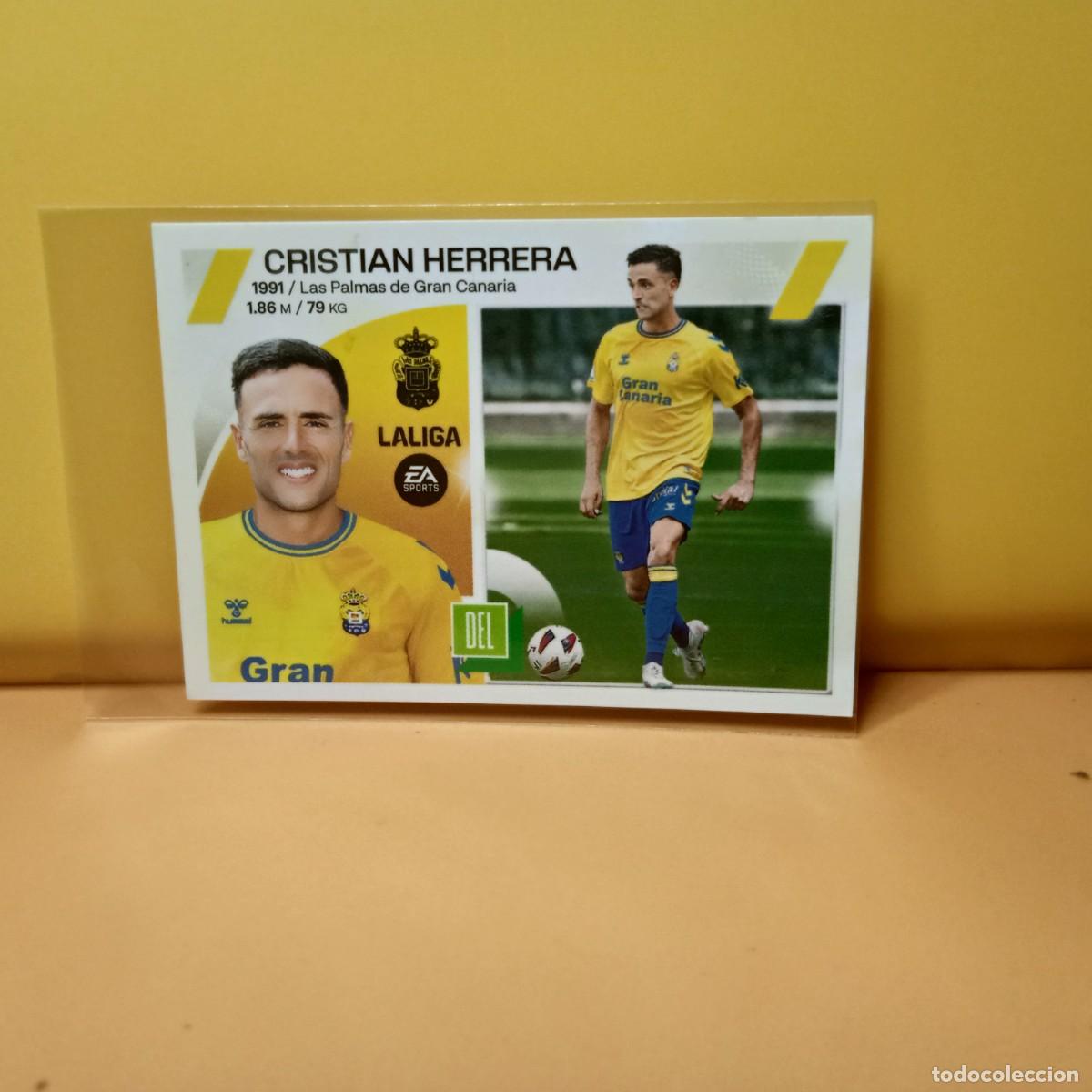 Cromos de f&uacute;tbol: EDICIONES ESTE 2023 2024 23 24 UD LAS PALMAS CRISTIAN HERRERA 17 (2&ordf; EDICI&Oacute;N)
