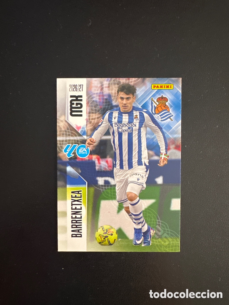 Cromos de f&uacute;tbol: BARRENETXEA REAL SOCIEDAD NUMERO 321 MEGACRACKS 2026 2027